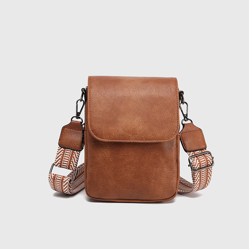 Women's Leather Bag - Shoulder Mobile Phone Bag for Women