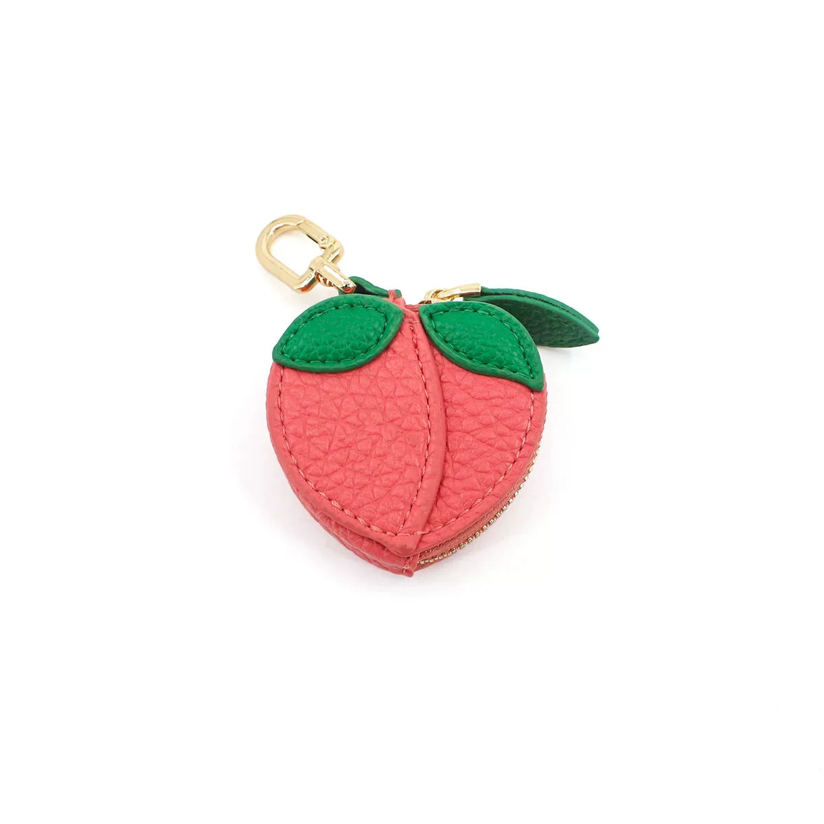 Leather bag pendant - fruit and vegetable series