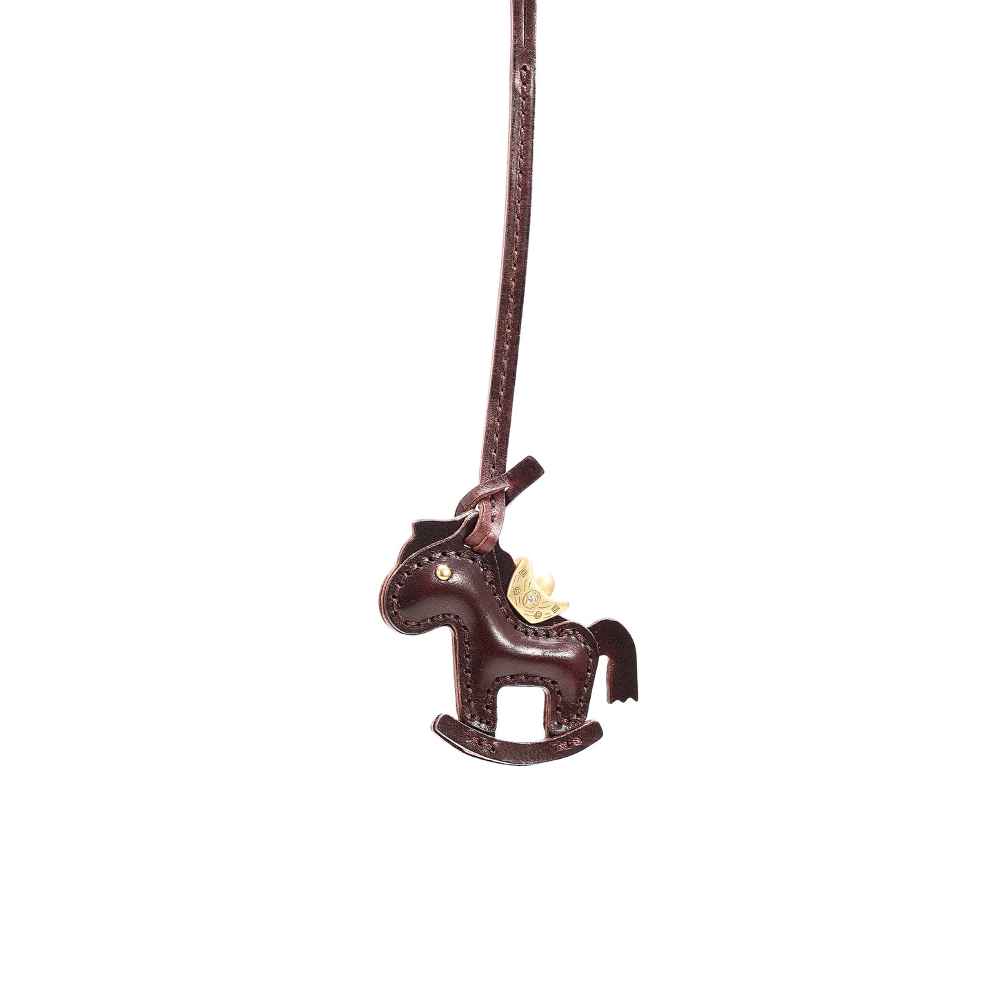 HALF WORK leather bag charm - [money right away]