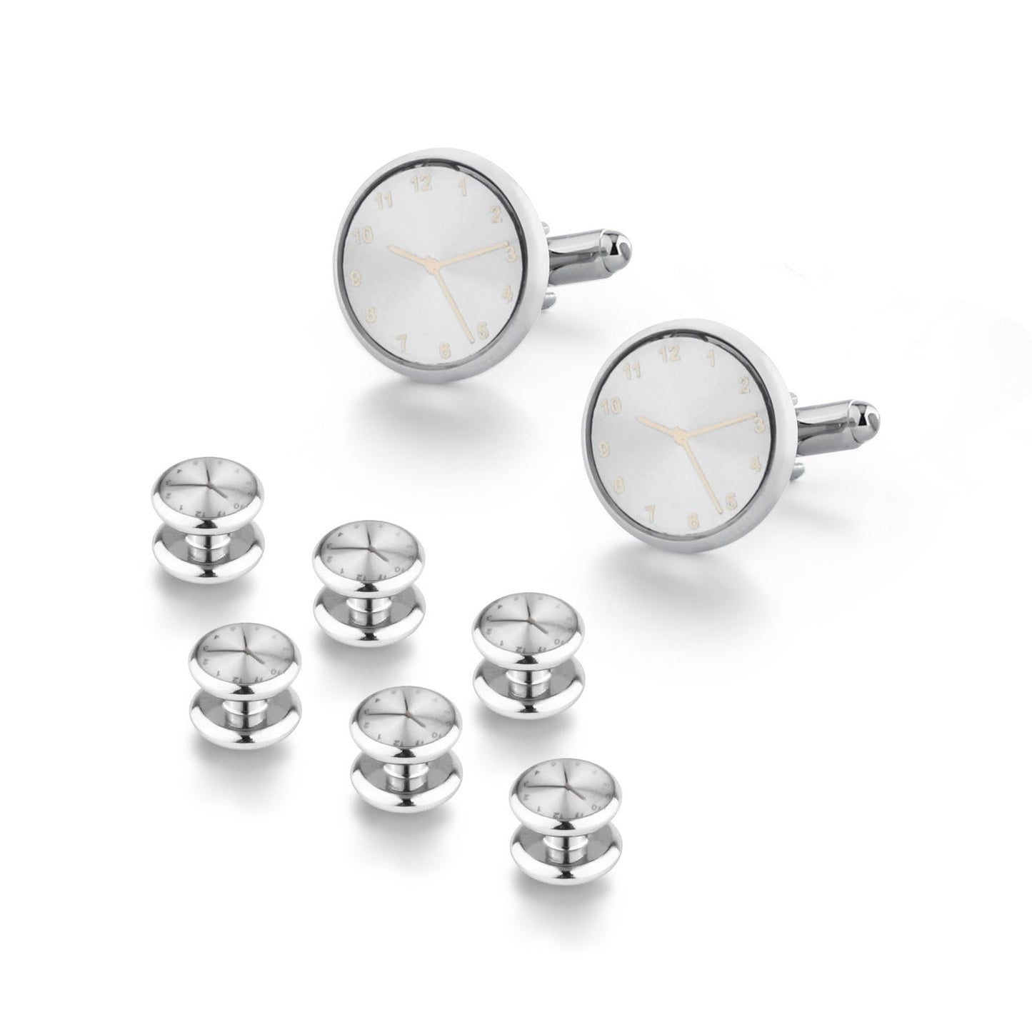 12 Pairs Classic Men's Cufflinks