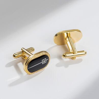 12 Pairs Classic Men’s Electroplated Cufflinks