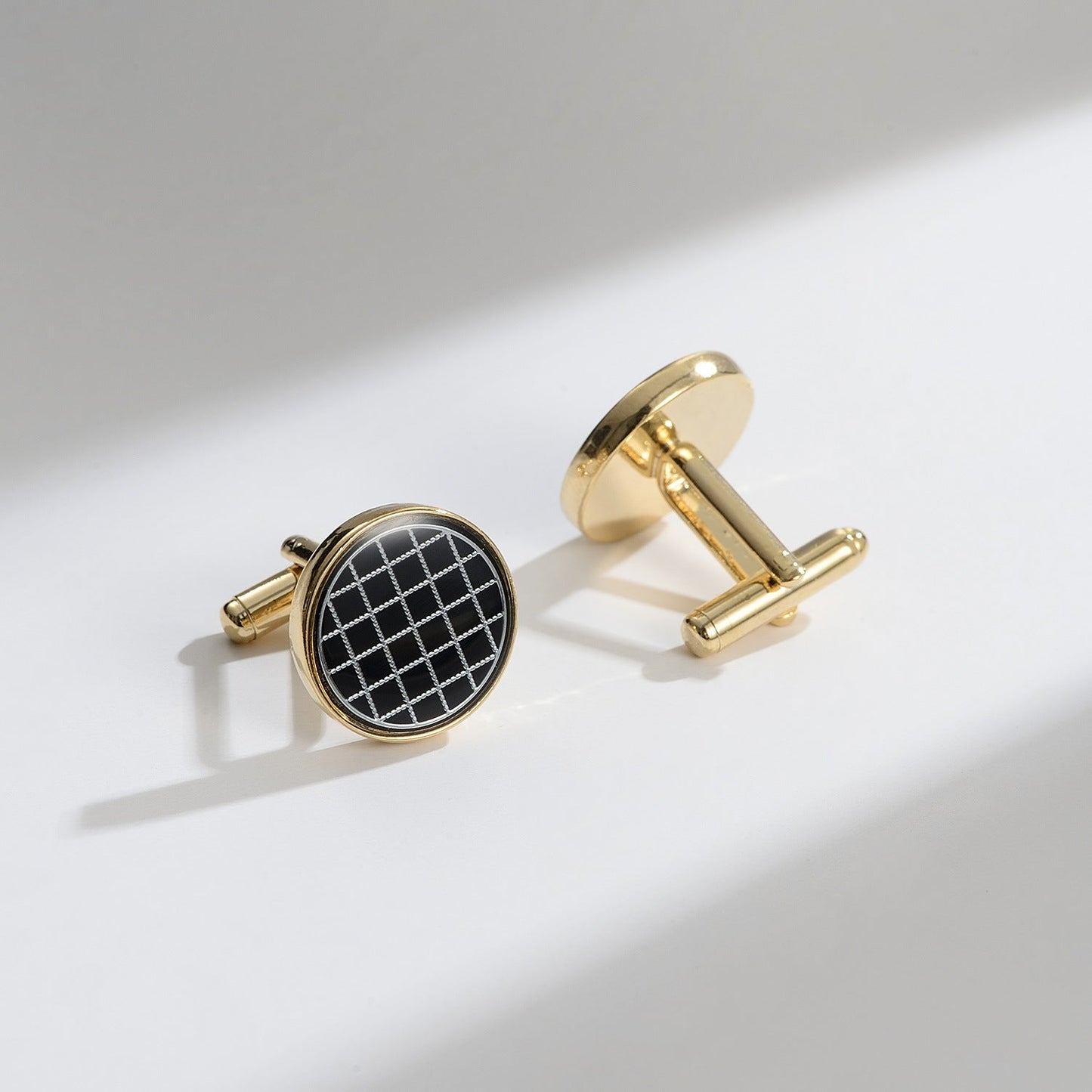 Electroplated Formal Cufflinks Set
