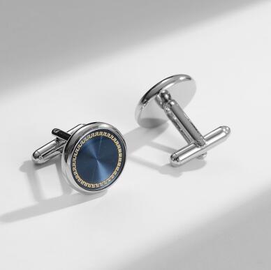 12 Pairs Classic Men’s Electroplated Cufflinks
