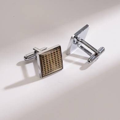12 Pairs Classic Men’s Electroplated Cufflinks