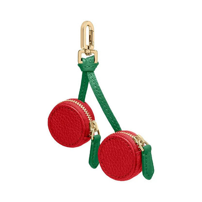 Leather bag pendant - fruit and vegetable series