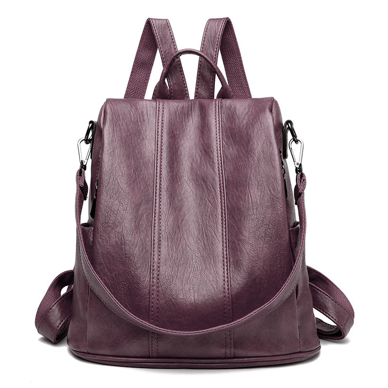 Ladies Leather Bag - Vintage Backpack