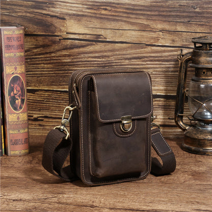 Vintage Crazy Horse Leather - Men's Fanny Pack