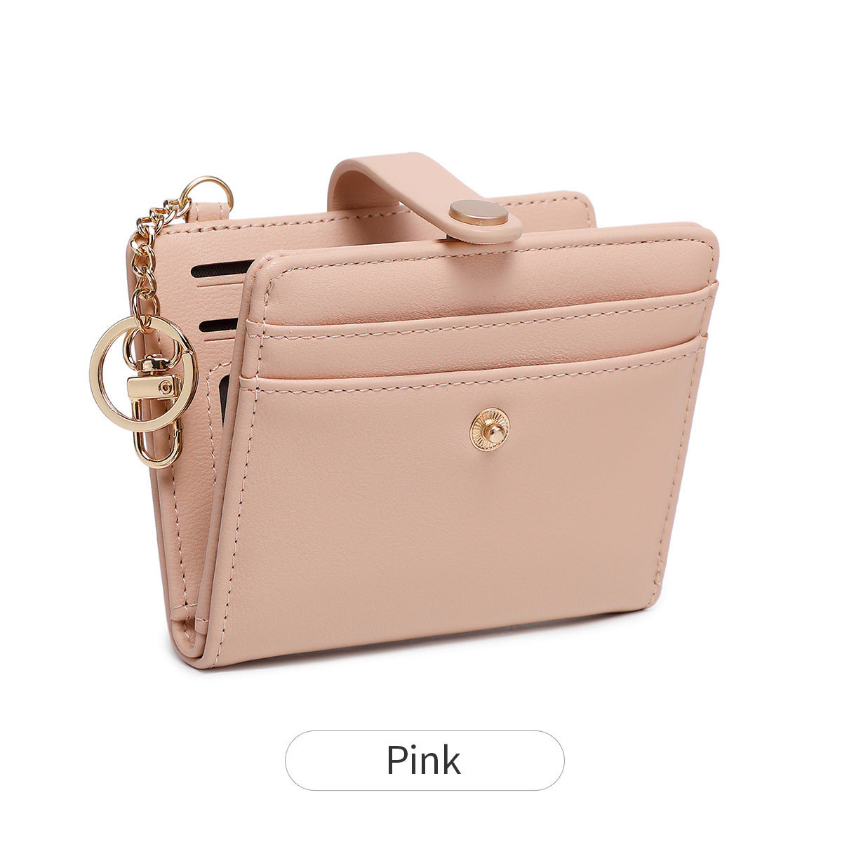 Ladies Leather Bag-RFID Anti-theft Brush Zipper Card Bag