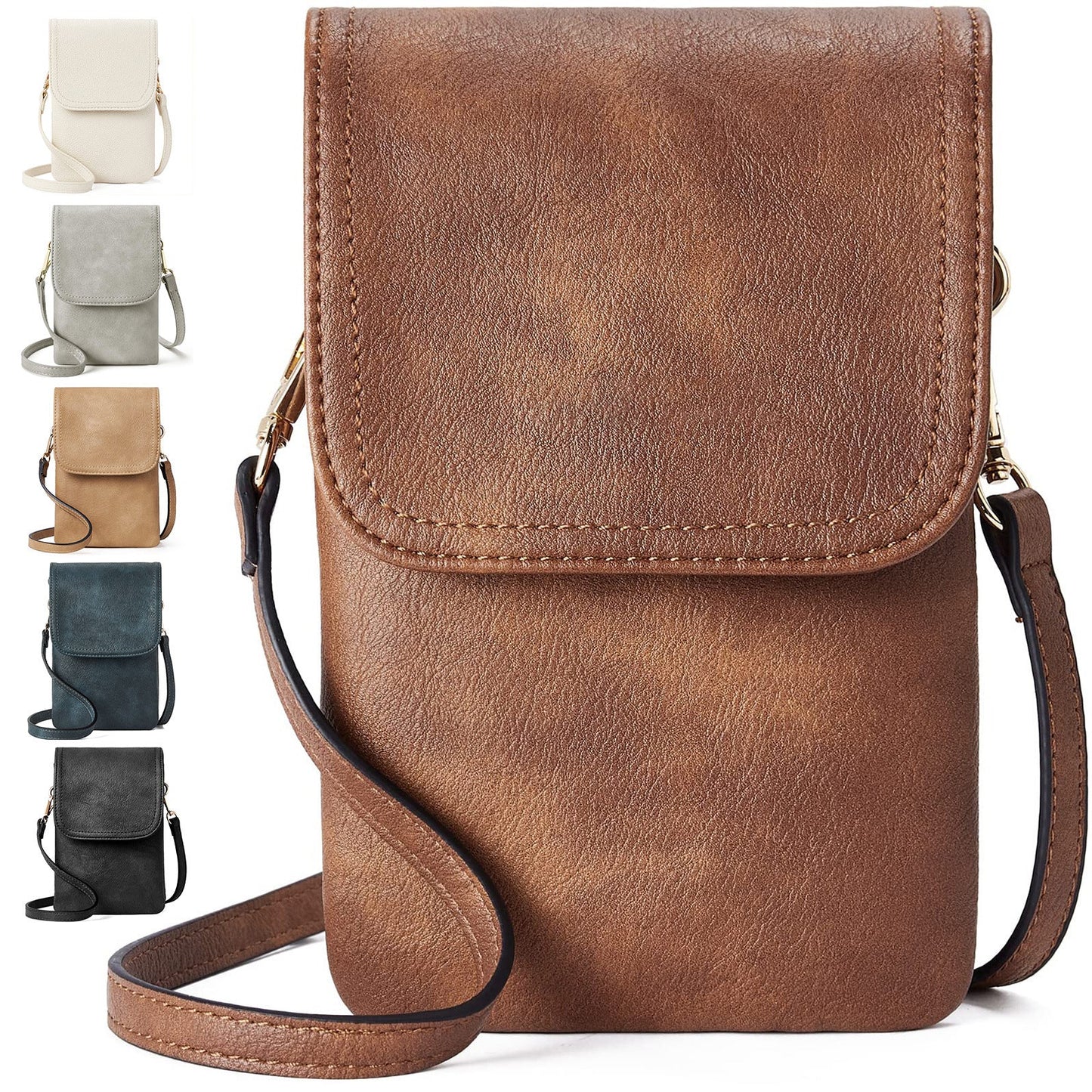 Women's leather bag - designer phone bag (upgraded version)