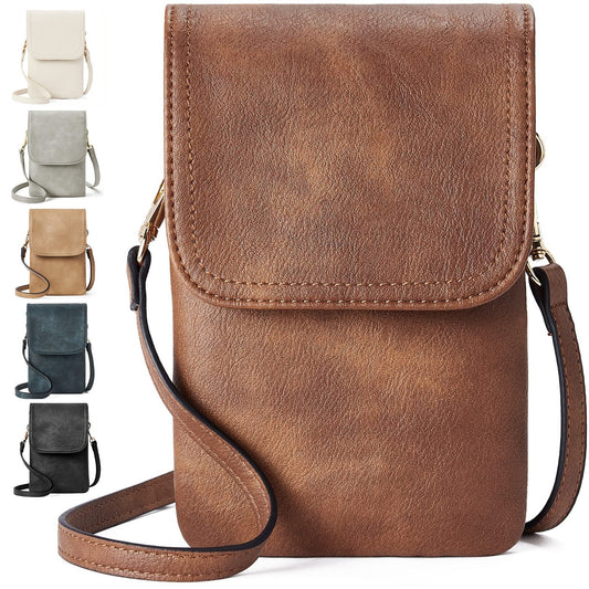 Women's leather bag - designer phone bag (upgraded version)