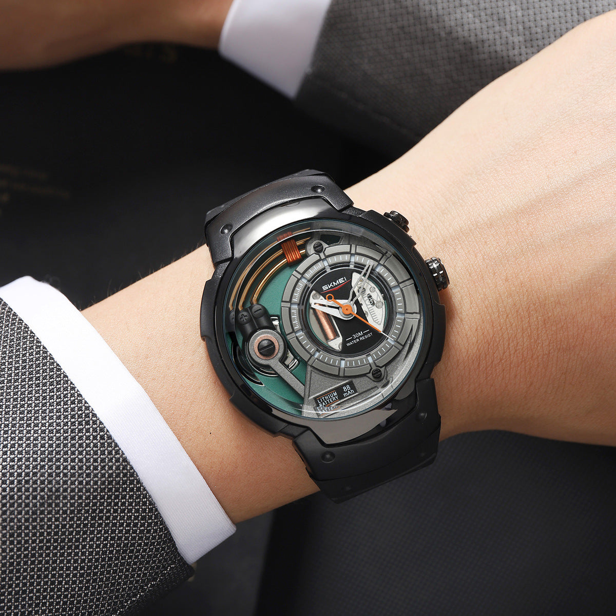 SKMEI- Men's Waterproof Quartz Watch-2535