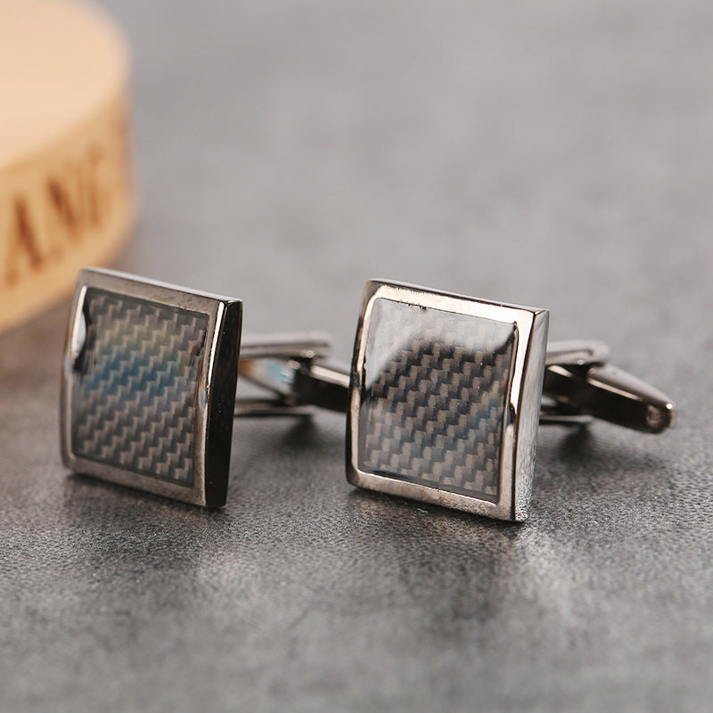 Formal Cufflinks Set with Black Gun Cufflinks