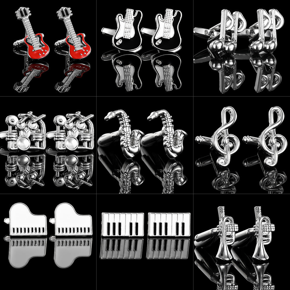 12 Pairs Classic Men's Cufflinks