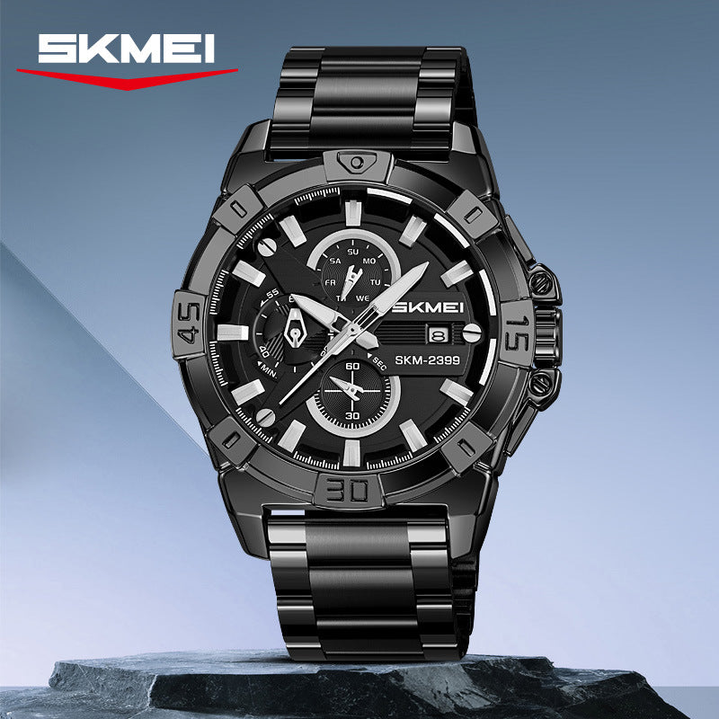 SKMEI- Men's Waterproof Quartz Watch-2399