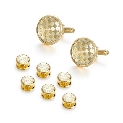 12 Pairs Classic Men's Cufflinks