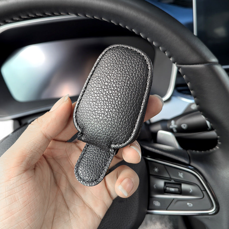 PU leather car eye clip（Multiple colors available）