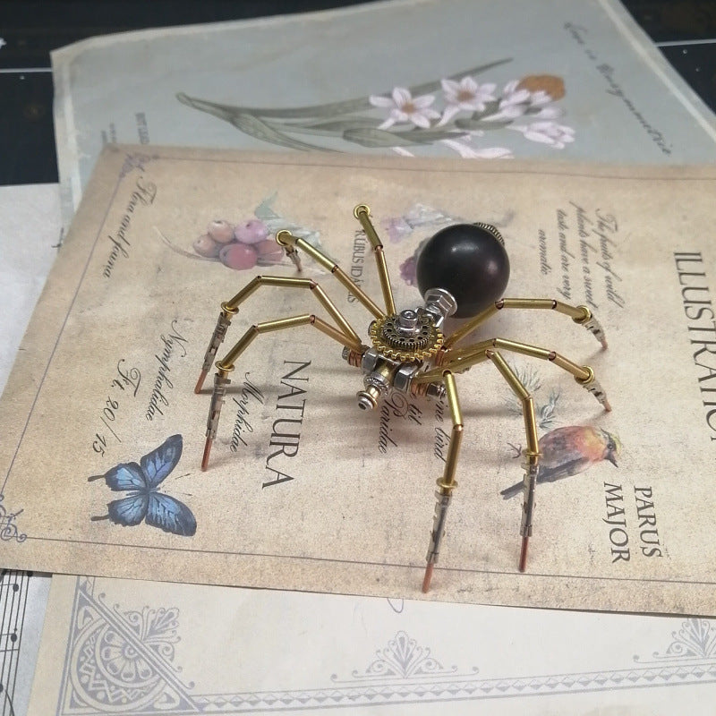 3D Metal Puzzles - Little Spider 8 (White, Red, Black)