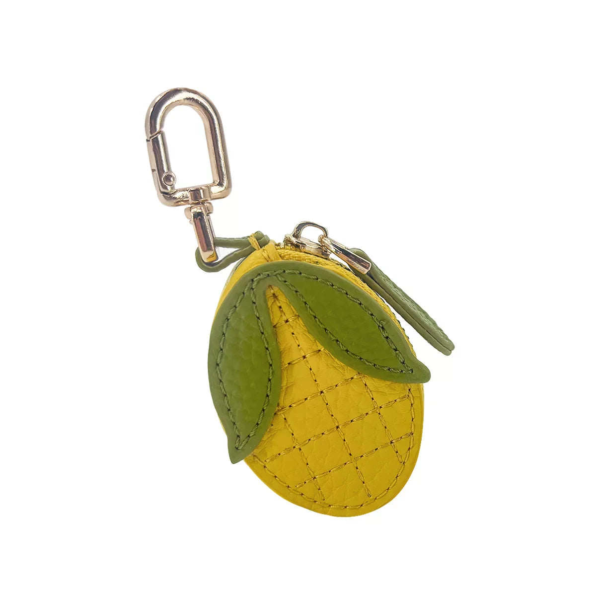 Leather bag pendant - fruit and vegetable series