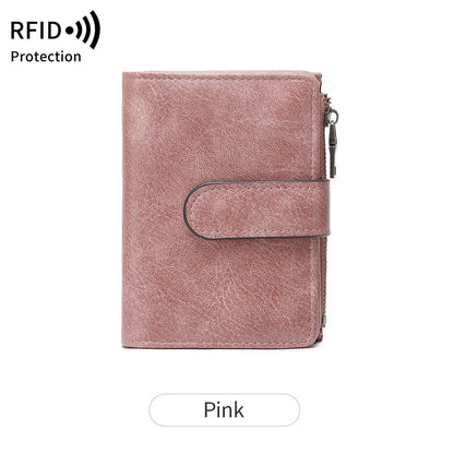 Ladies Leather Bag - Vintage Change Holder