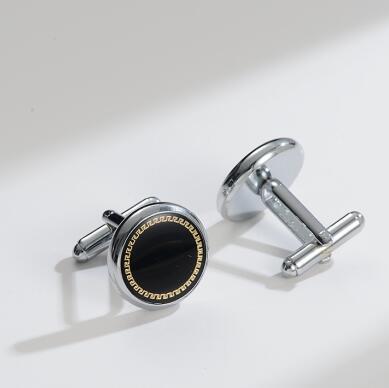 12 Pairs Classic Men’s Electroplated Cufflinks