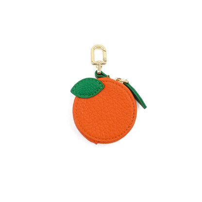 Leather bag pendant - fruit and vegetable series