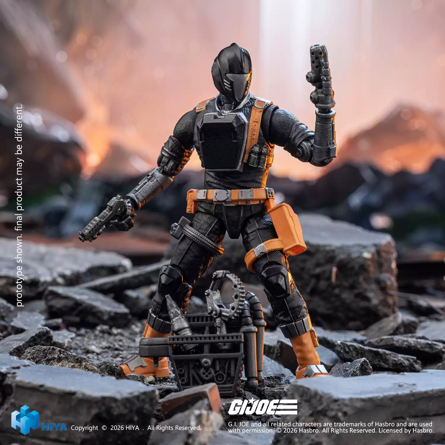 (15/7)G.I.Joe B.A.T. Action Figure - HIYA Exquisite Mini Series 1/18 Action Figure