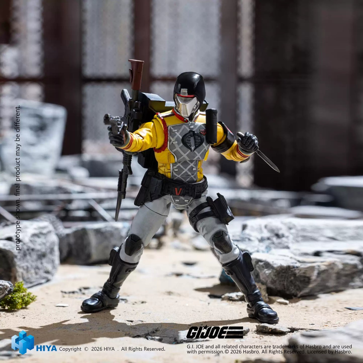 (15/7)G.I.Joe Crimson Guard Python Patrol Version - HIYA Exquisite Mini Series 1/18 Scale Action Figure