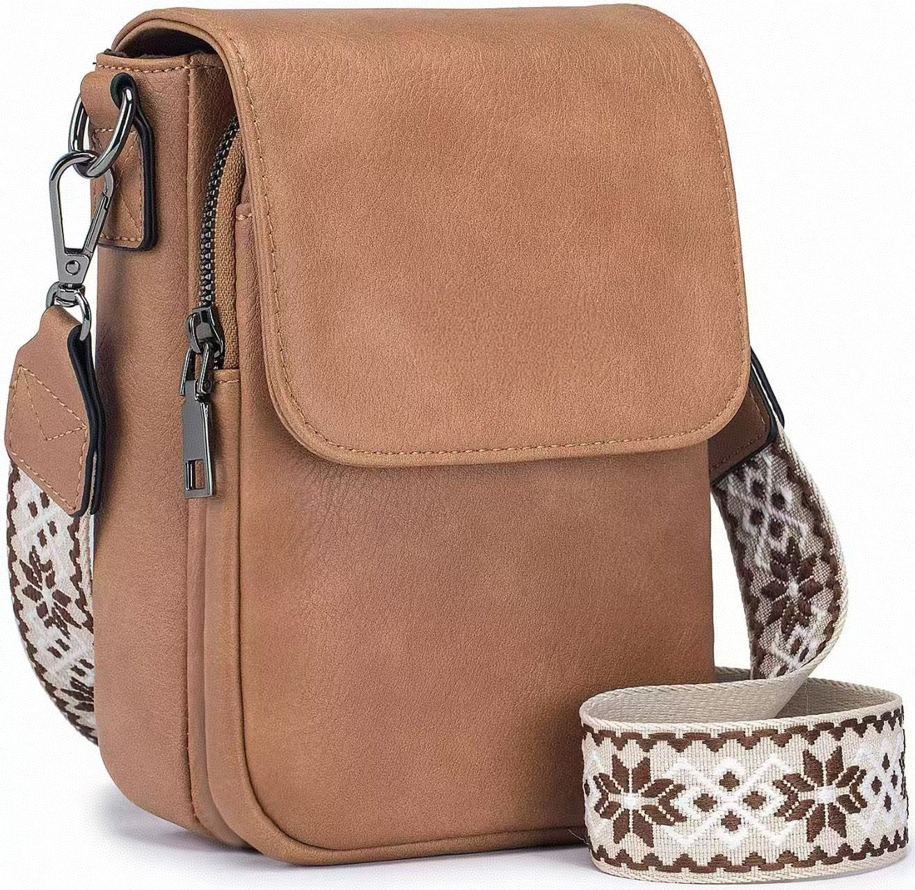 Women's Leather Bag - Shoulder Mobile Phone Bag for Women