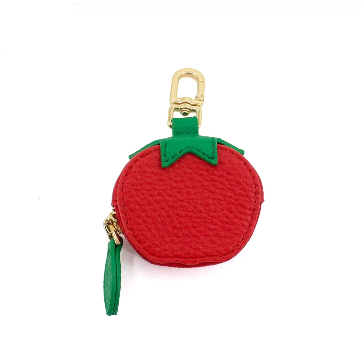 Leather bag pendant - fruit and vegetable series