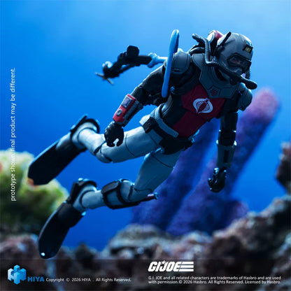 (31 MAR CUTOFF)Cobra Eel - G.I JOE EMG0458 -1/18 Scale Action Figure By HIYA Toys