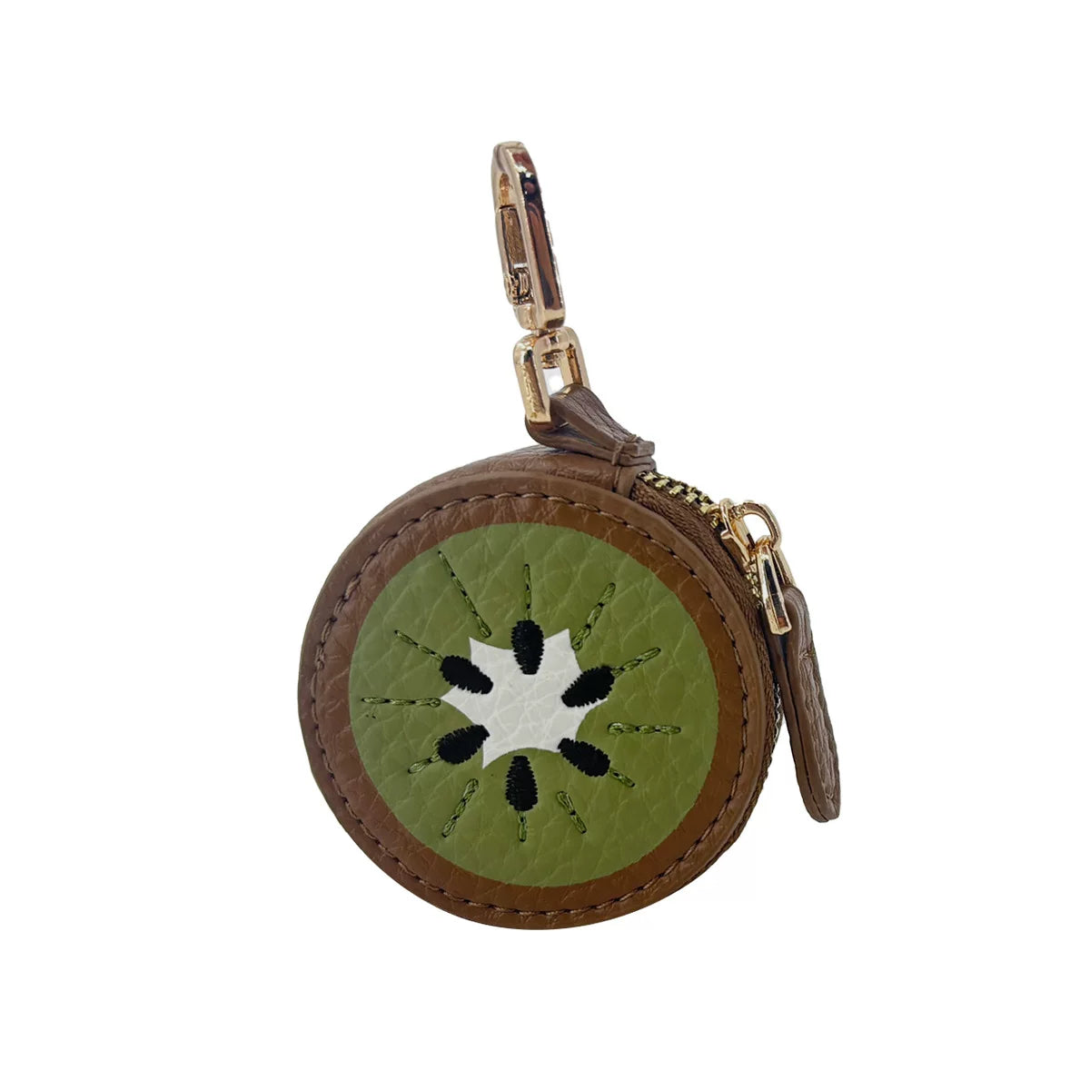 Leather bag pendant - fruit and vegetable series