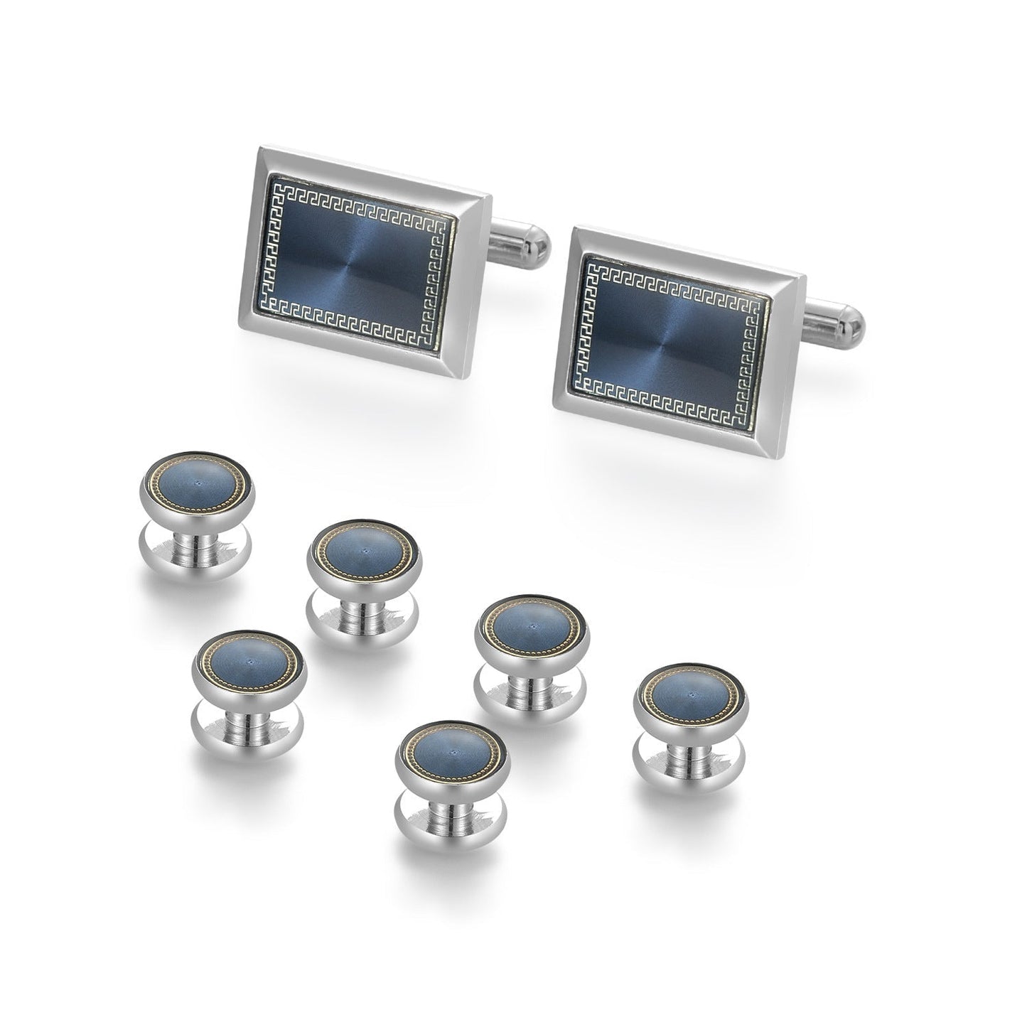 12 Pairs Classic Men's Cufflinks