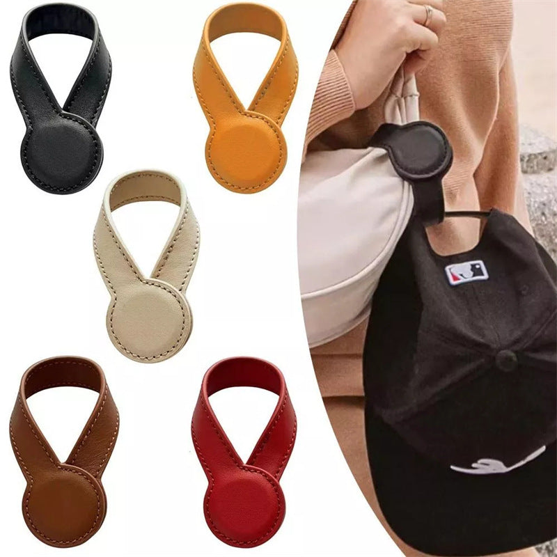 Leather magnetic hat clip/bag pendant