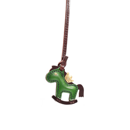 HALF WORK leather bag charm - [money right away]