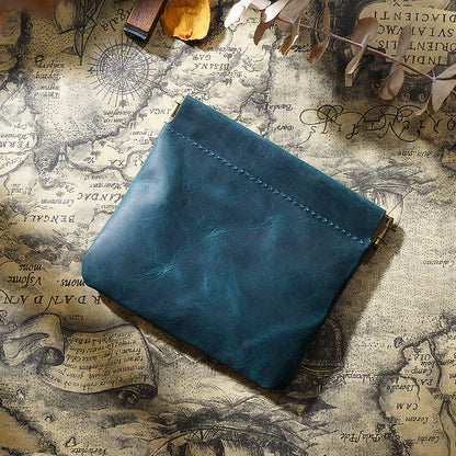 Crazy Horse Leather Storage Bag [Sealed and bounced back]