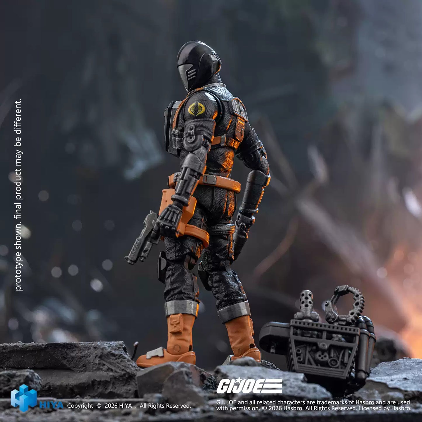 (15/7)G.I.Joe B.A.T. Action Figure - HIYA Exquisite Mini Series 1/18 Action Figure