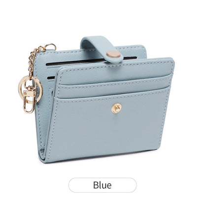 Ladies Leather Bag-RFID Anti-theft Brush Zipper Card Bag