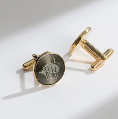 12 Pairs Classic Men’s Electroplated Cufflinks