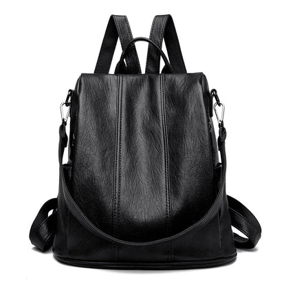 Ladies Leather Bag - Vintage Backpack