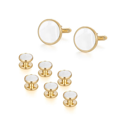 12 Pairs Classic Men's Cufflinks