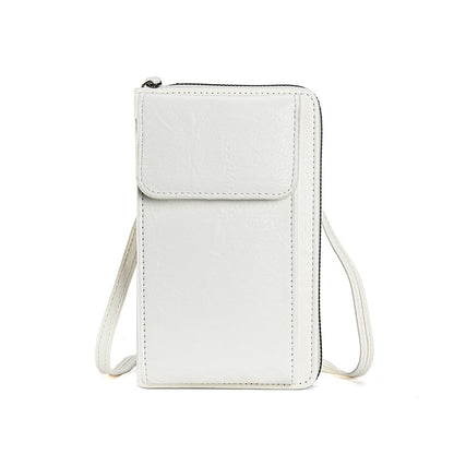 Women's Leather Bag - Multifunctional Mobile Phone Bag