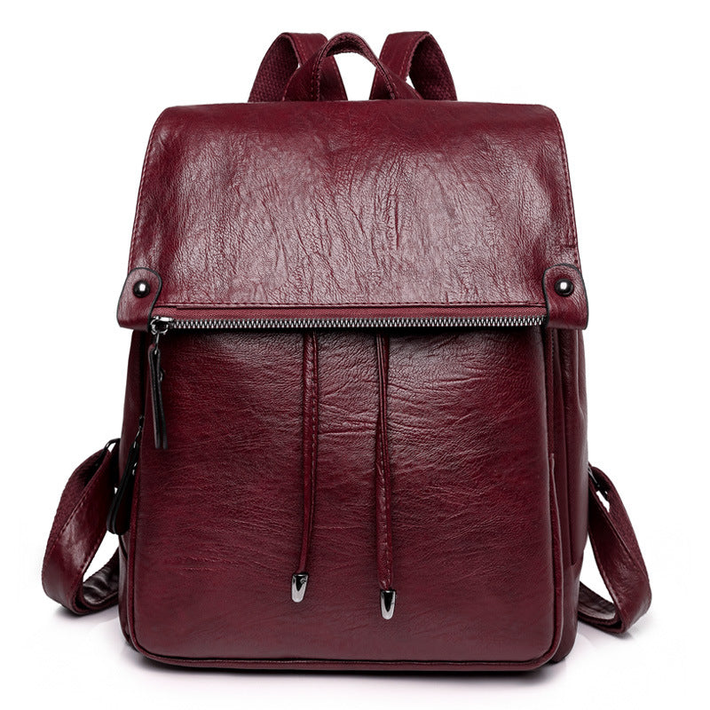 Ladies Leather Bag - Business Backpack