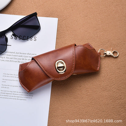 Retro pu leather - glasses protective cover