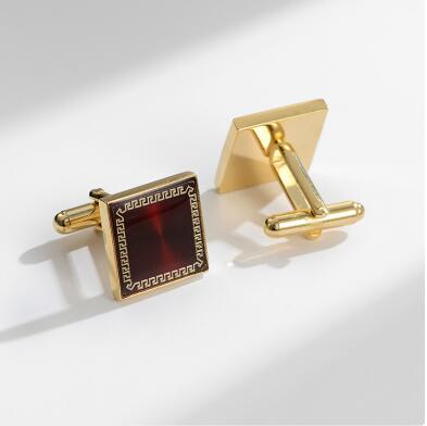 12 Pairs Classic Men’s Electroplated Cufflinks
