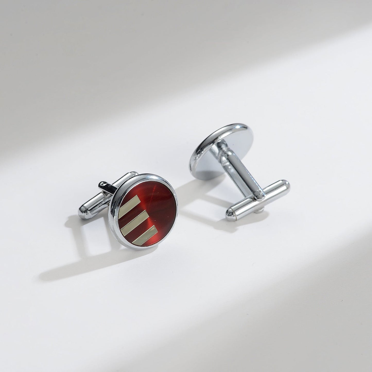 12 Pairs Classic Men’s Electroplated Cufflinks