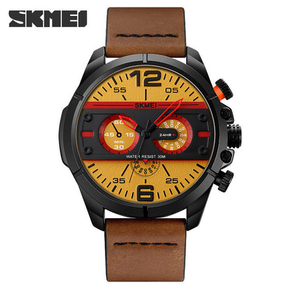 SKMEI- Men's Waterproof Quartz Watch-1846