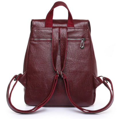 Ladies Leather Bag - Business Backpack