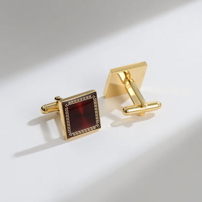 Electroplated Formal Cufflinks Set