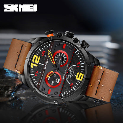 SKMEI- Men's Waterproof Quartz Watch-1846