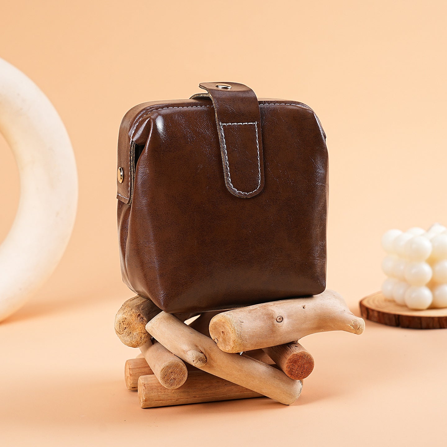 Leather texture women's clutch bag (long/short)